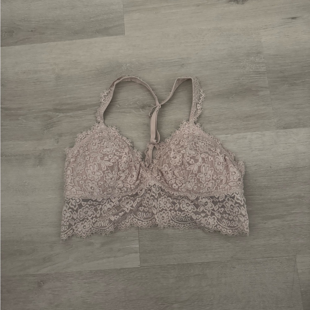 Aerie Lace Bralette in Soft Pink